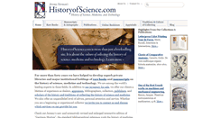 Desktop Screenshot of historyofscience.com